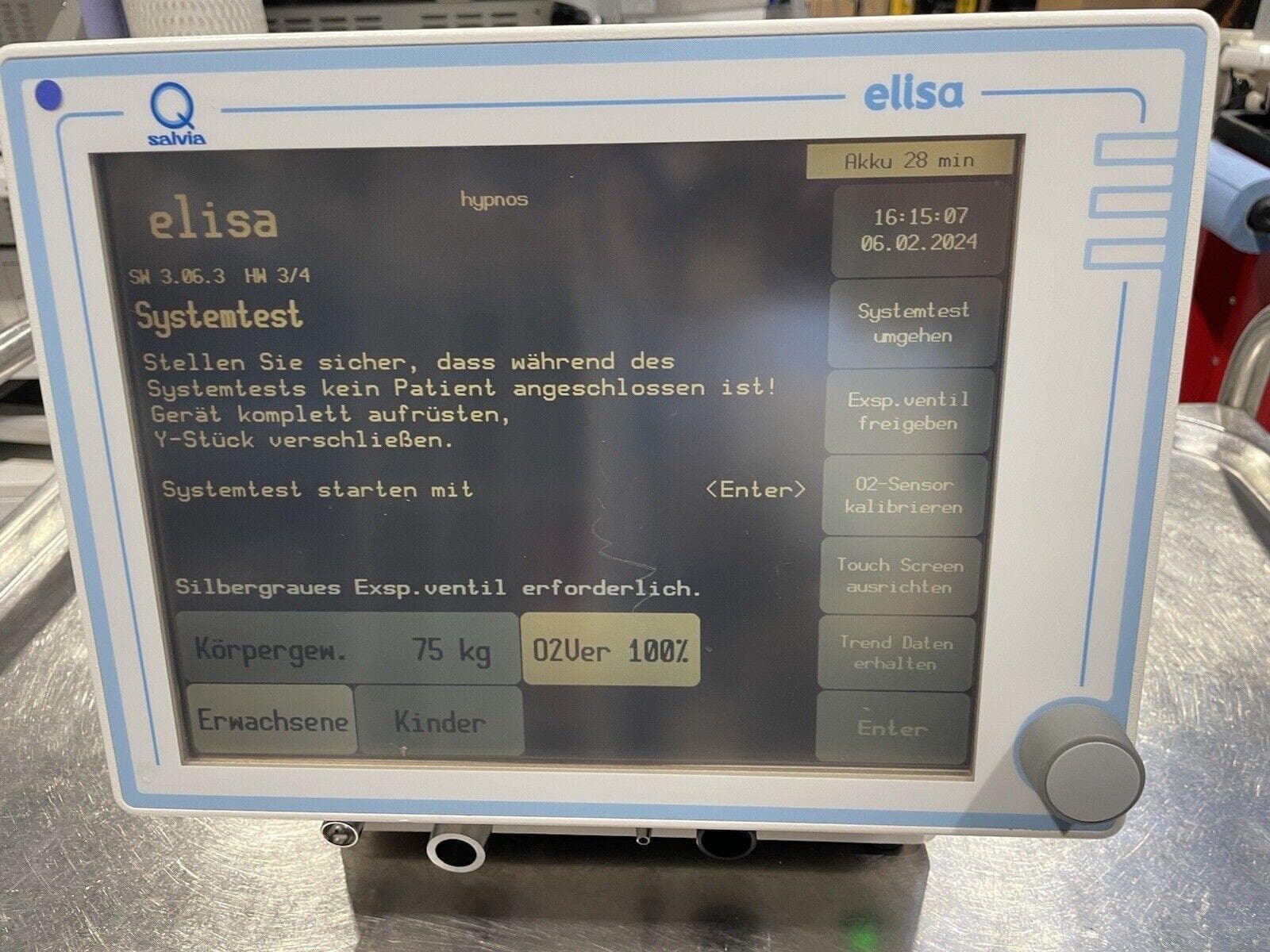 LÖWENSTEIN MEDICAL Elisa Anesthesia ventilator