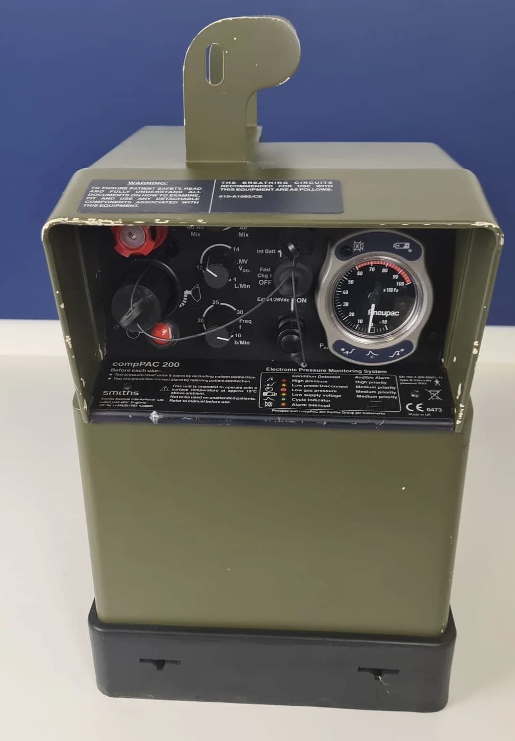 SMITHS MEDICAL Pneupac compPAC 200 Anesthesia ventilator