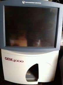 For Sale INSTRUMENTATION LABORATORY GEM Premier 4000 Blood Gas Analyzer