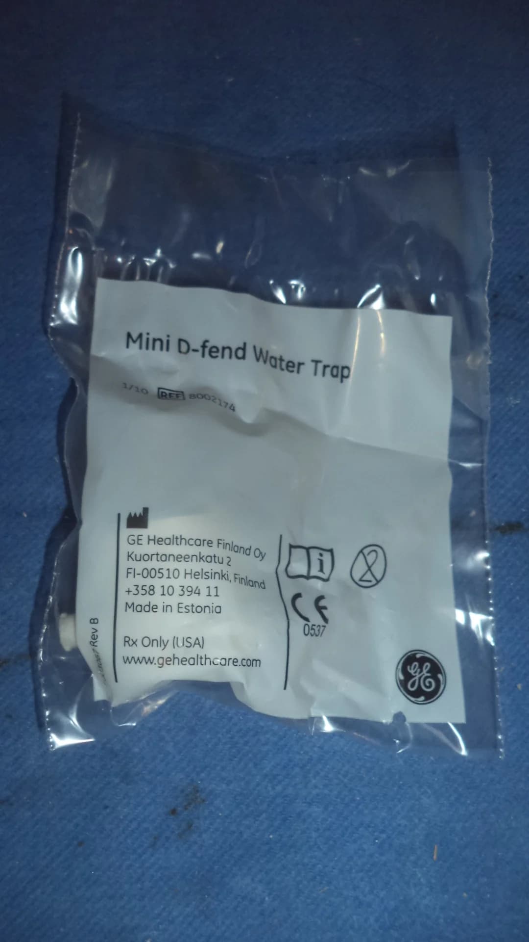 GE 8002174 Anesthesiology equipment accessories