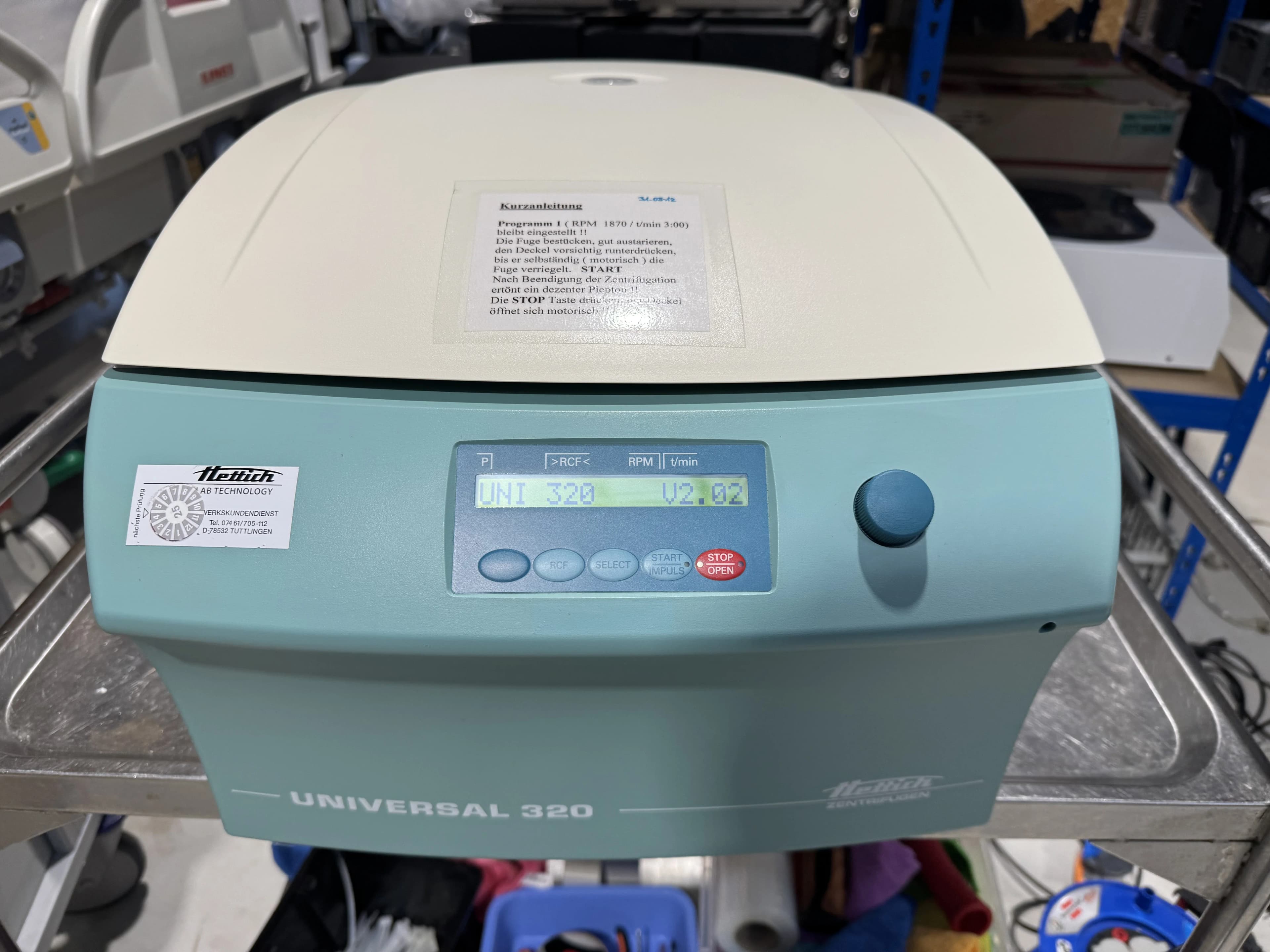 HETTICH Universal 320 Laboratory centrifuge