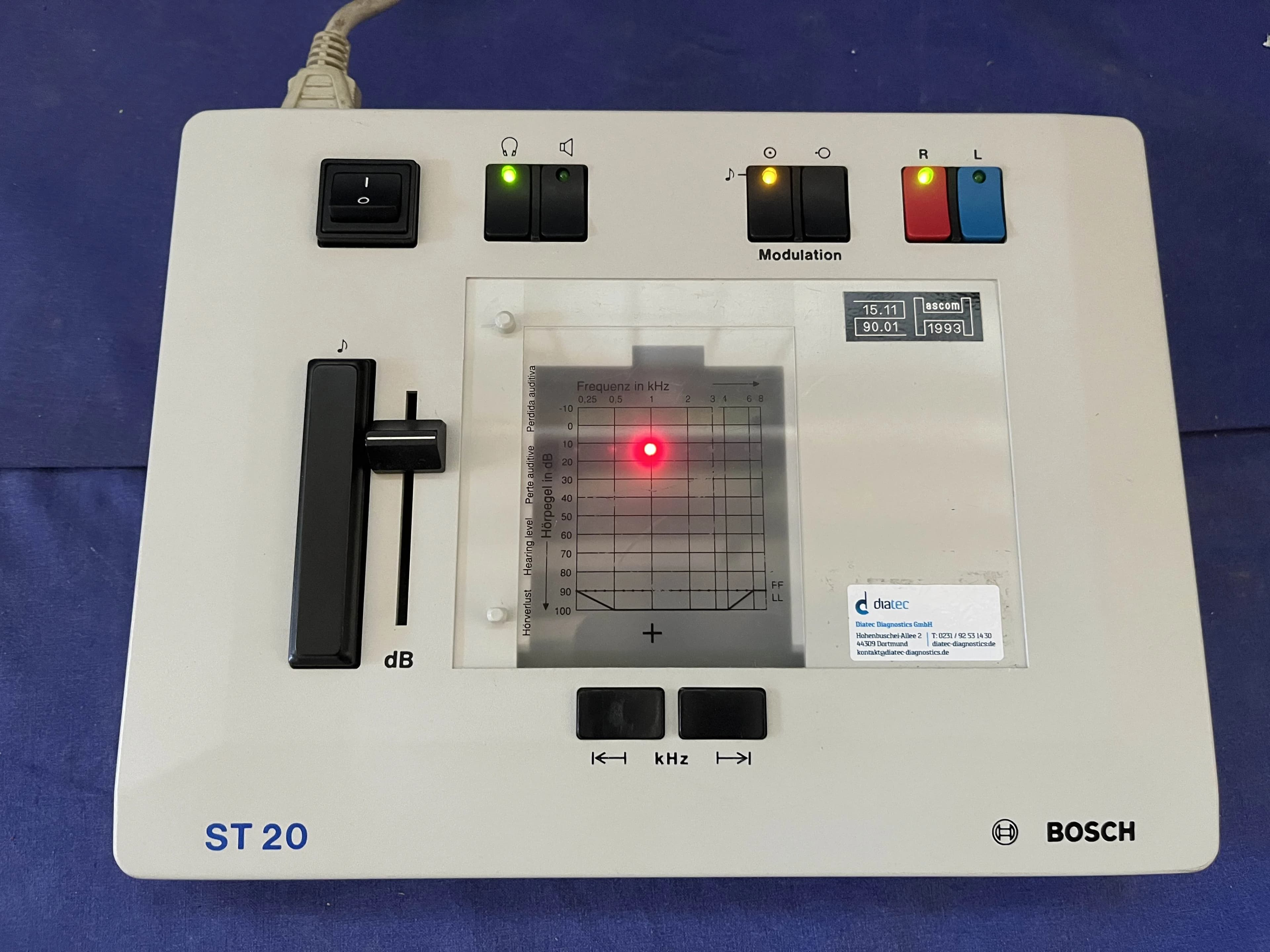 BOSCH ST 20 Audiometer