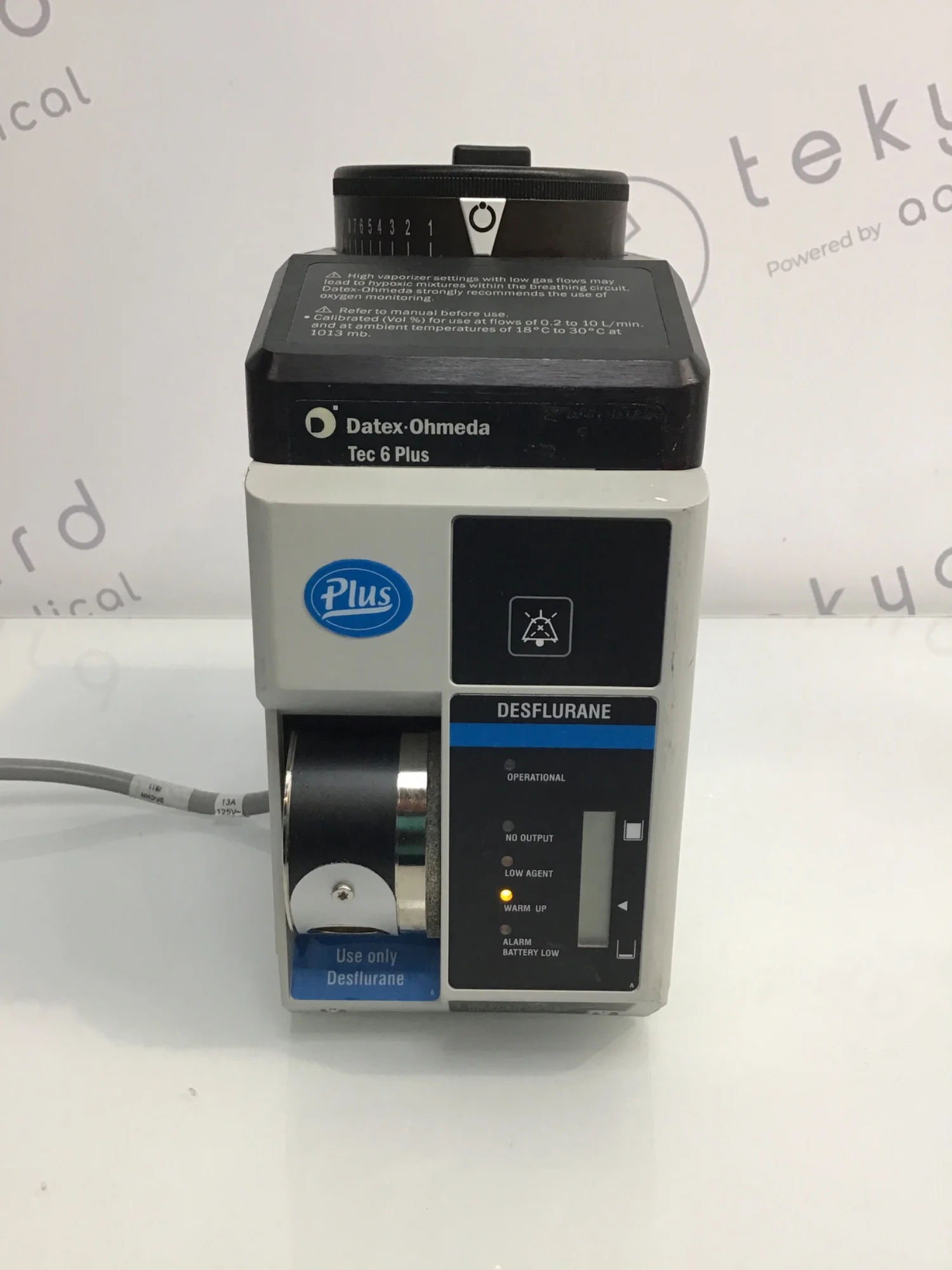 DATEX-OHMEDA Tec 6 Plus Desflurane Vaporizer