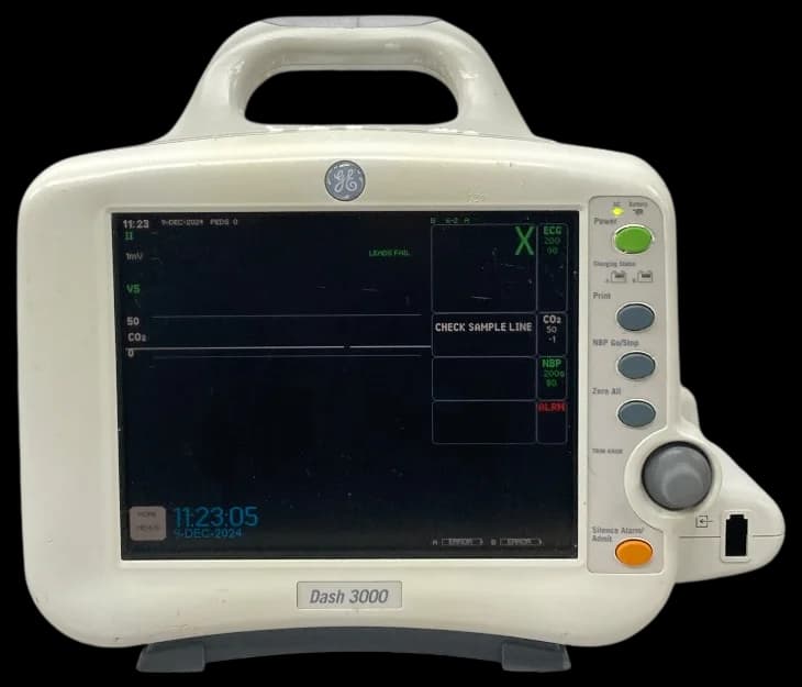GE Dash 3000 EKG monitor