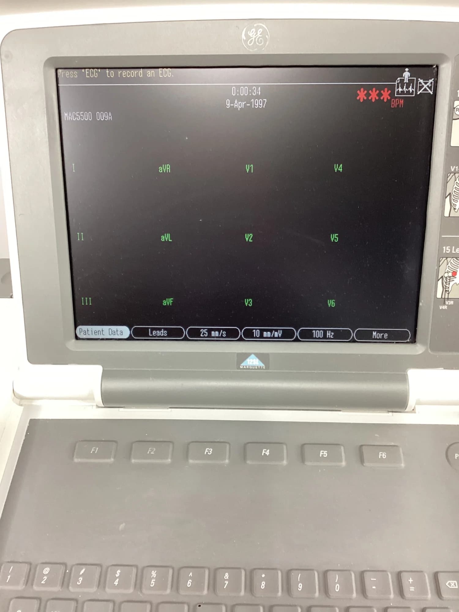 GE MAC 5500 EKG Machine