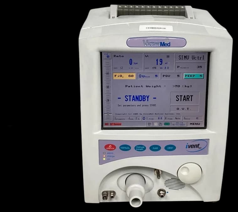GE VERSAMED iVENT 201 Anesthesia ventilator