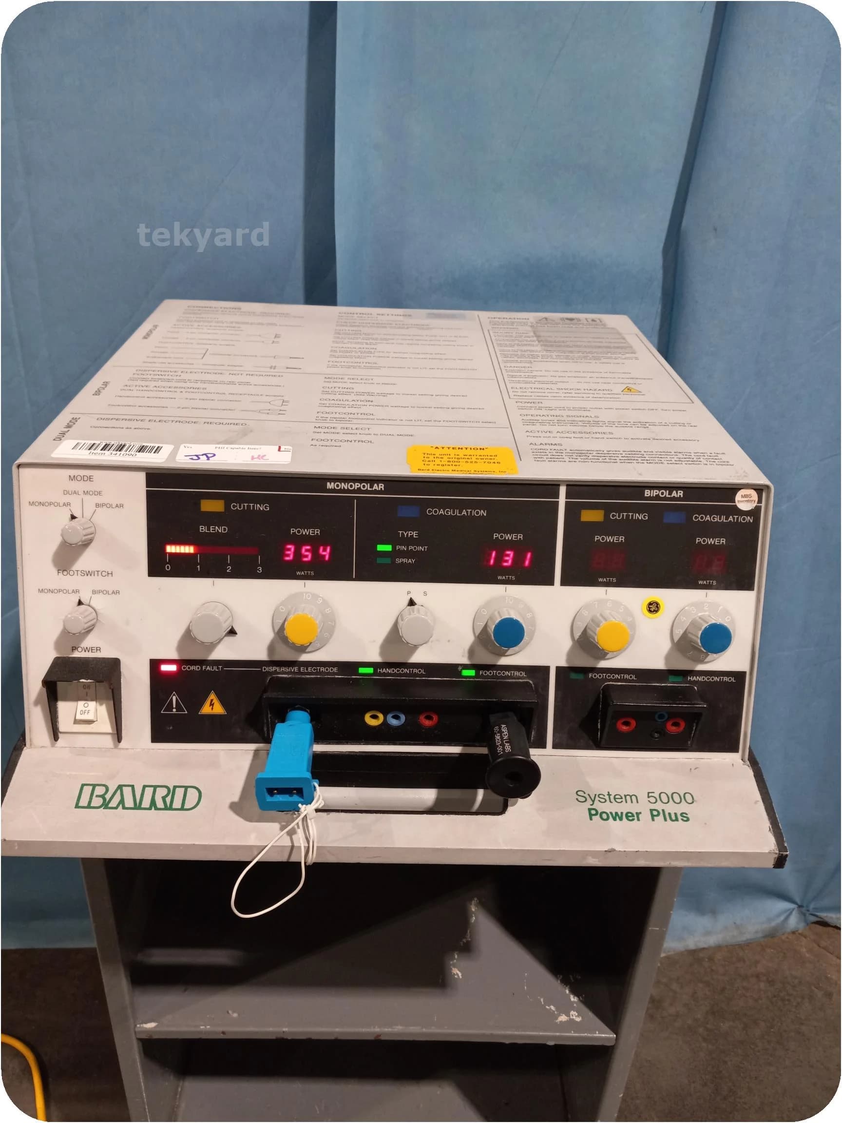 BARD System 5000 Power plus Electrosurgical Unit