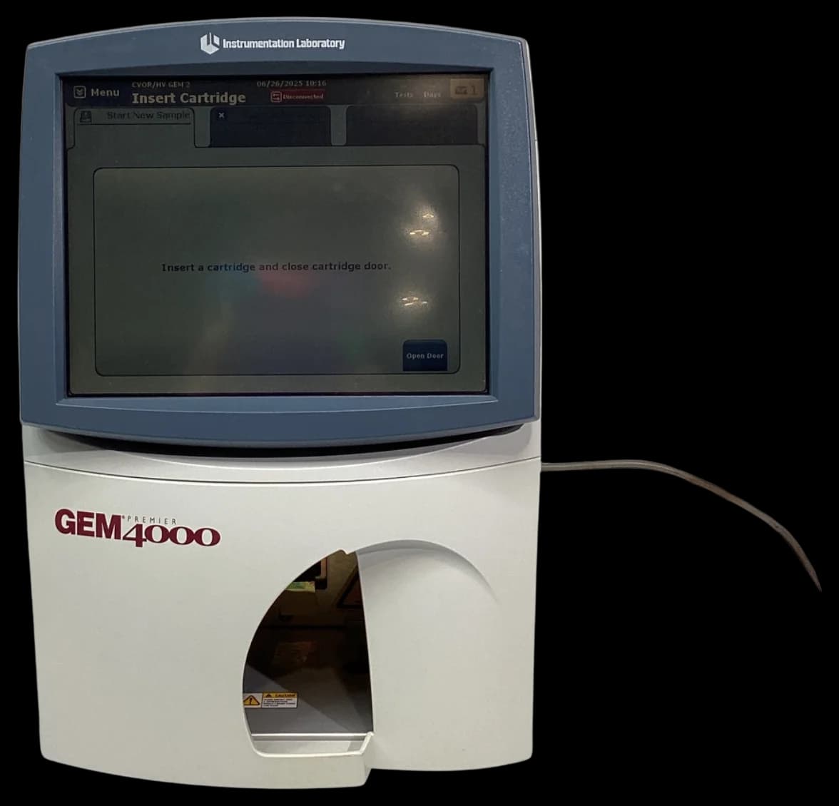 INSTRUMENTATION LABORATORY GEM Premier 4000 Blood Gas Analyzer
