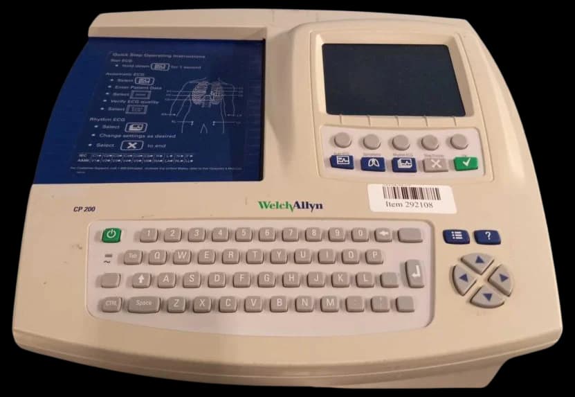 WELCH ALLYN CP 200 EKG Machine