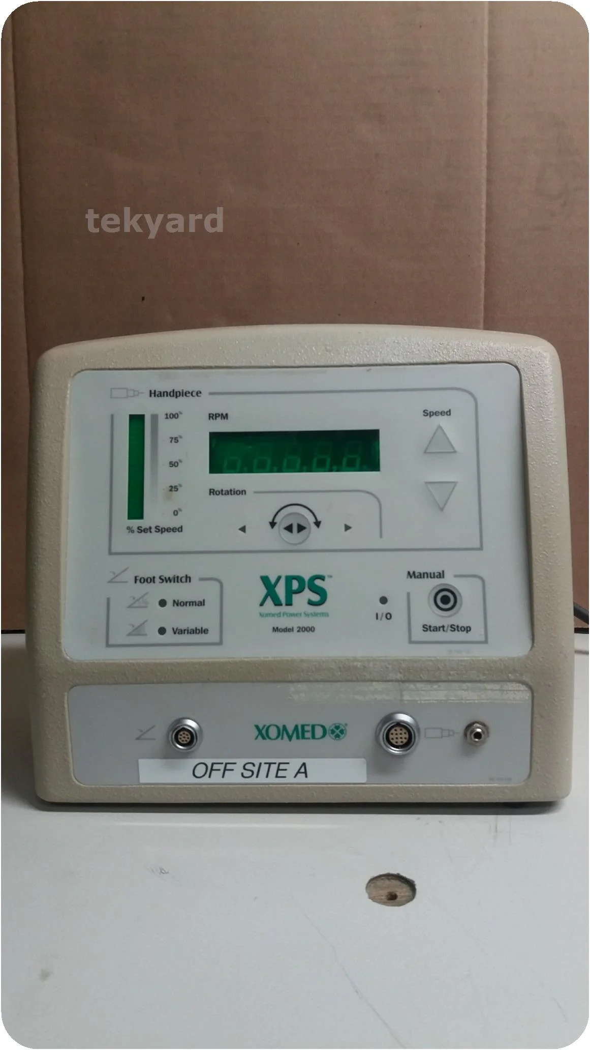XOMED XPS 2000 O/R Instruments Power