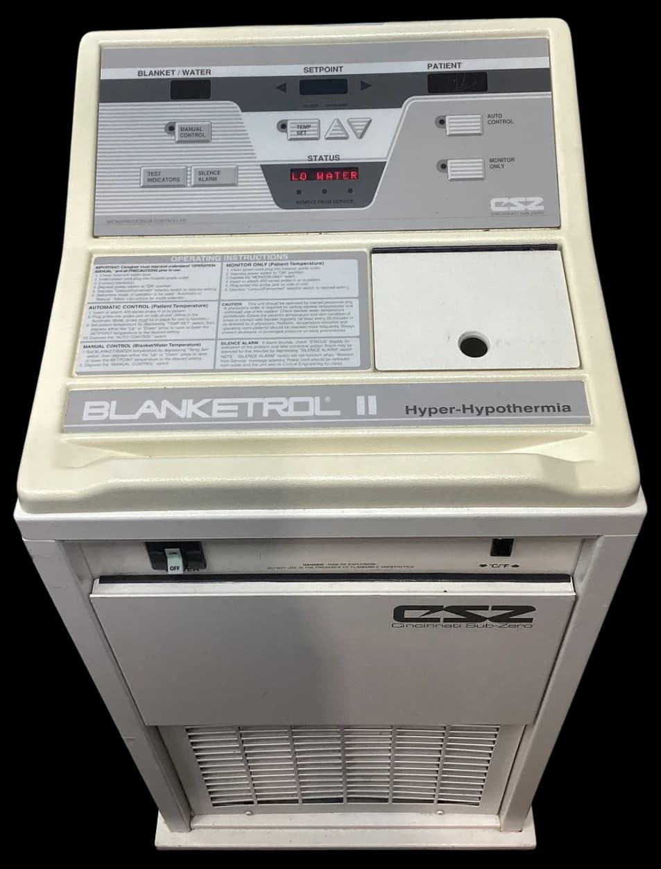 CINCINNATI SUB-ZERO Blanketrol II 222R Hypothermia Unit