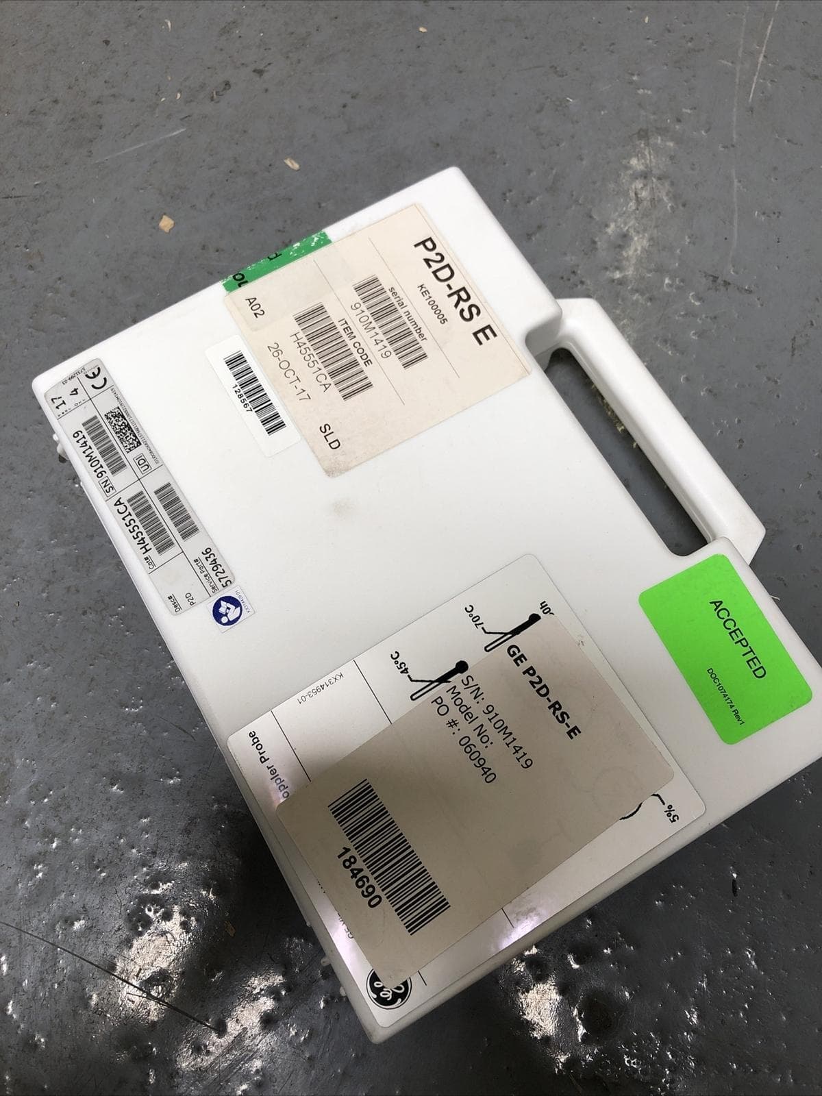 GE P2D-RS Pencil Probe