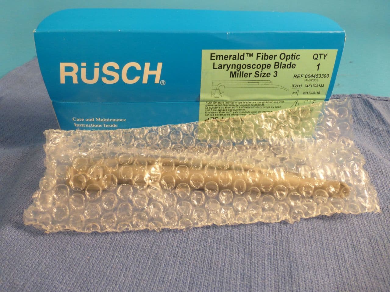 For Sale RUSCH FOCS MILLER STYLE LARYNGOSCOPE BLADE Laryngoscope
