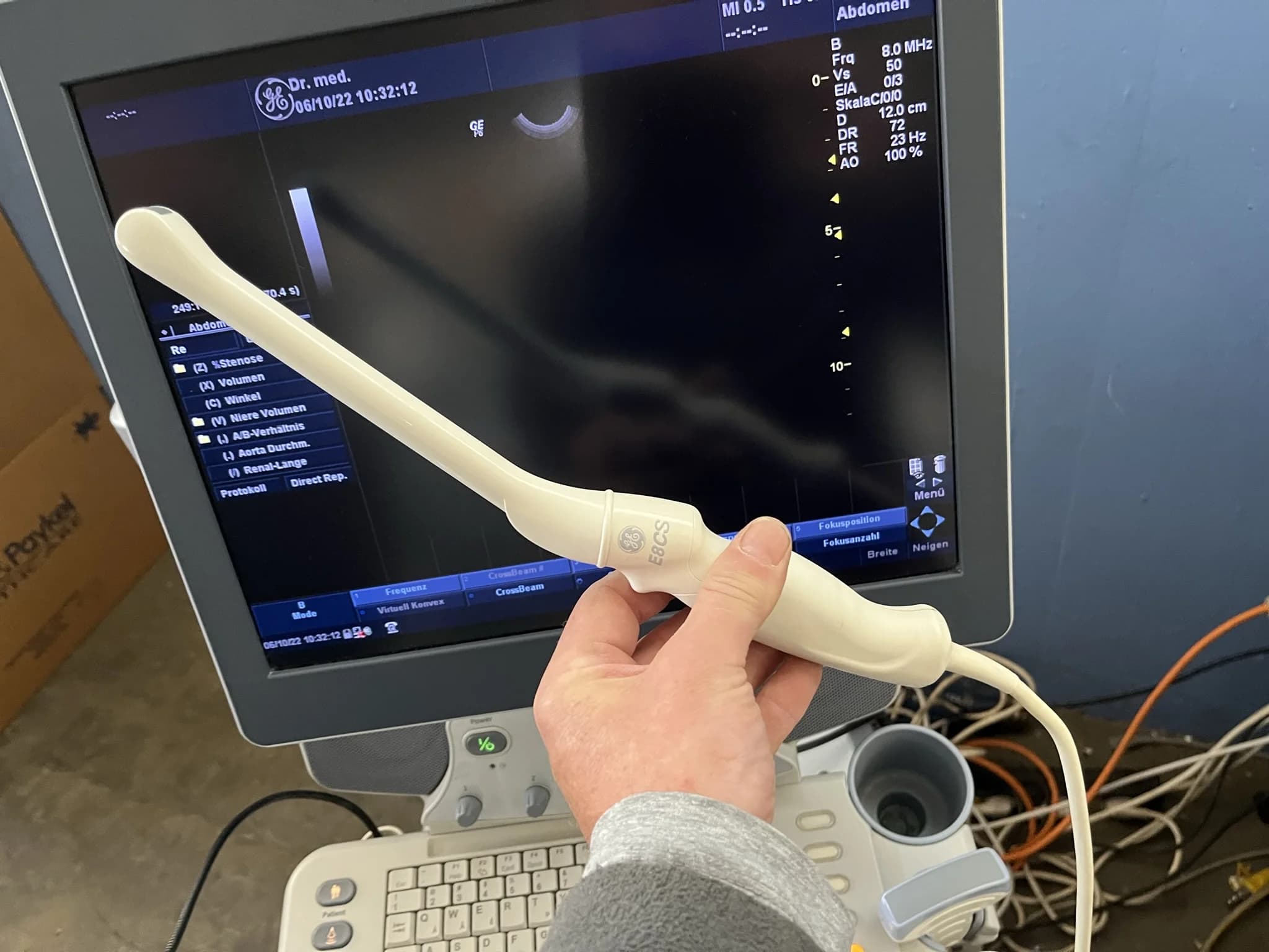 GE E8Cs Endocavity probe