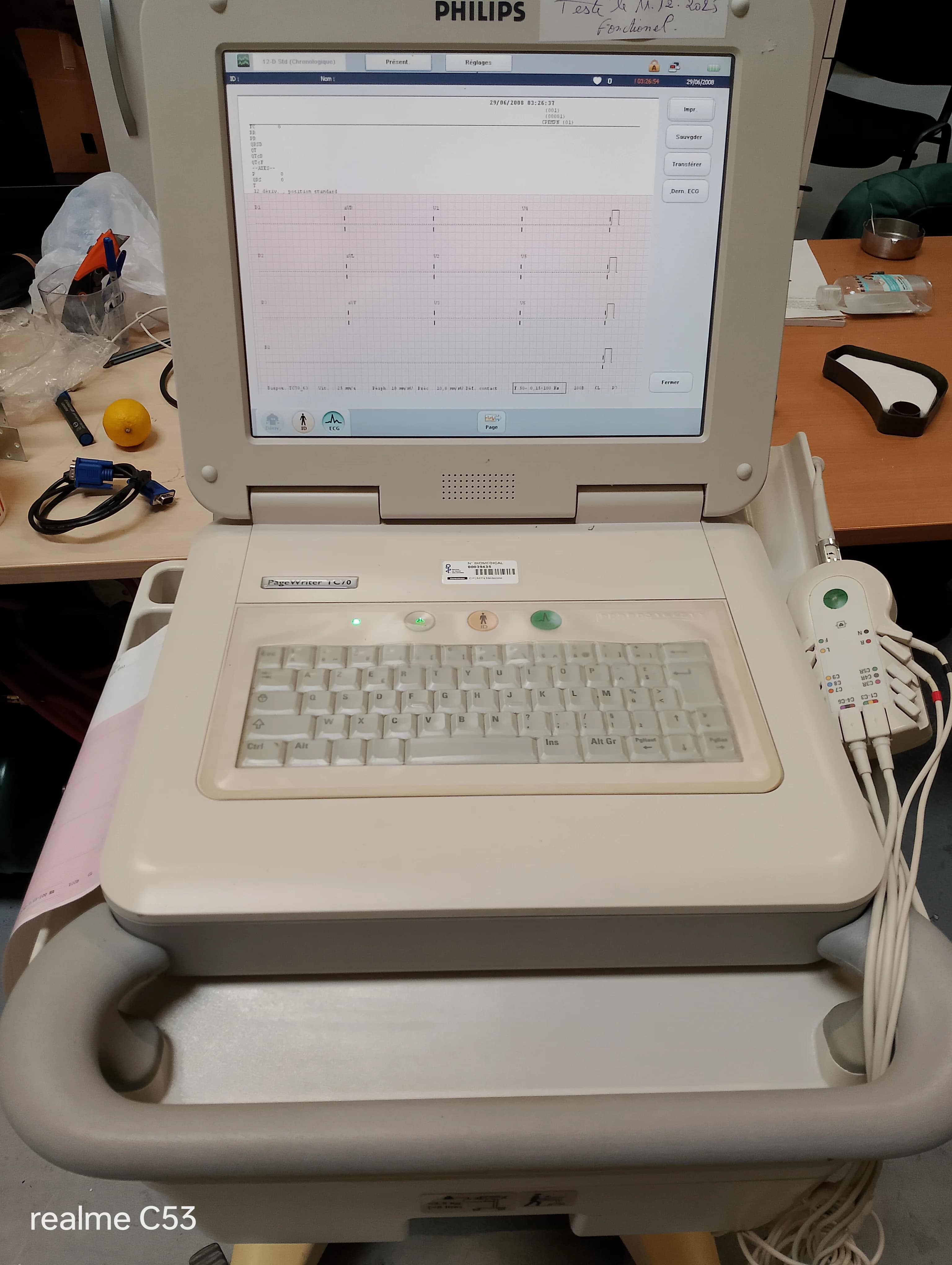 PHILIPS PageWriter TC70 EKG Machine
