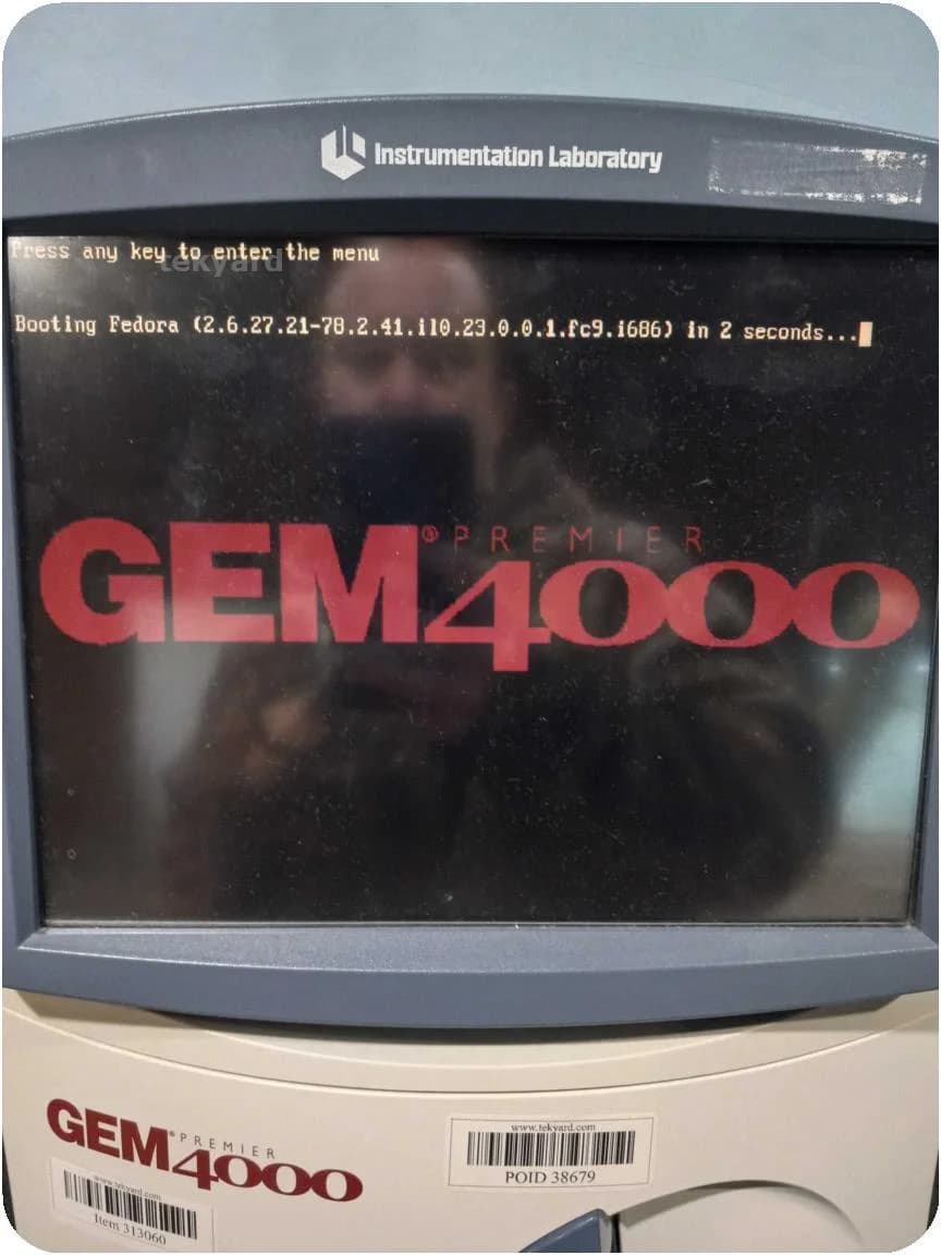 INSTRUMENTATION LABORATORY GEM Premier 4000 Blood Gas Analyzer