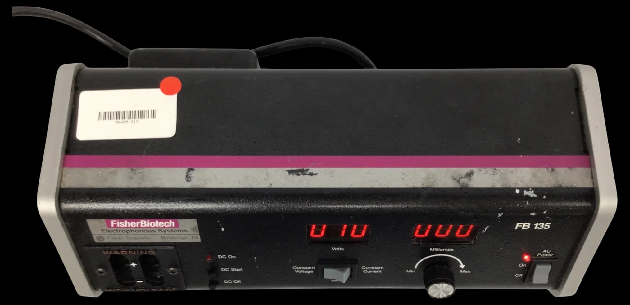 FISHER SCIENTIFIC FB135 Electrophoresis power supply