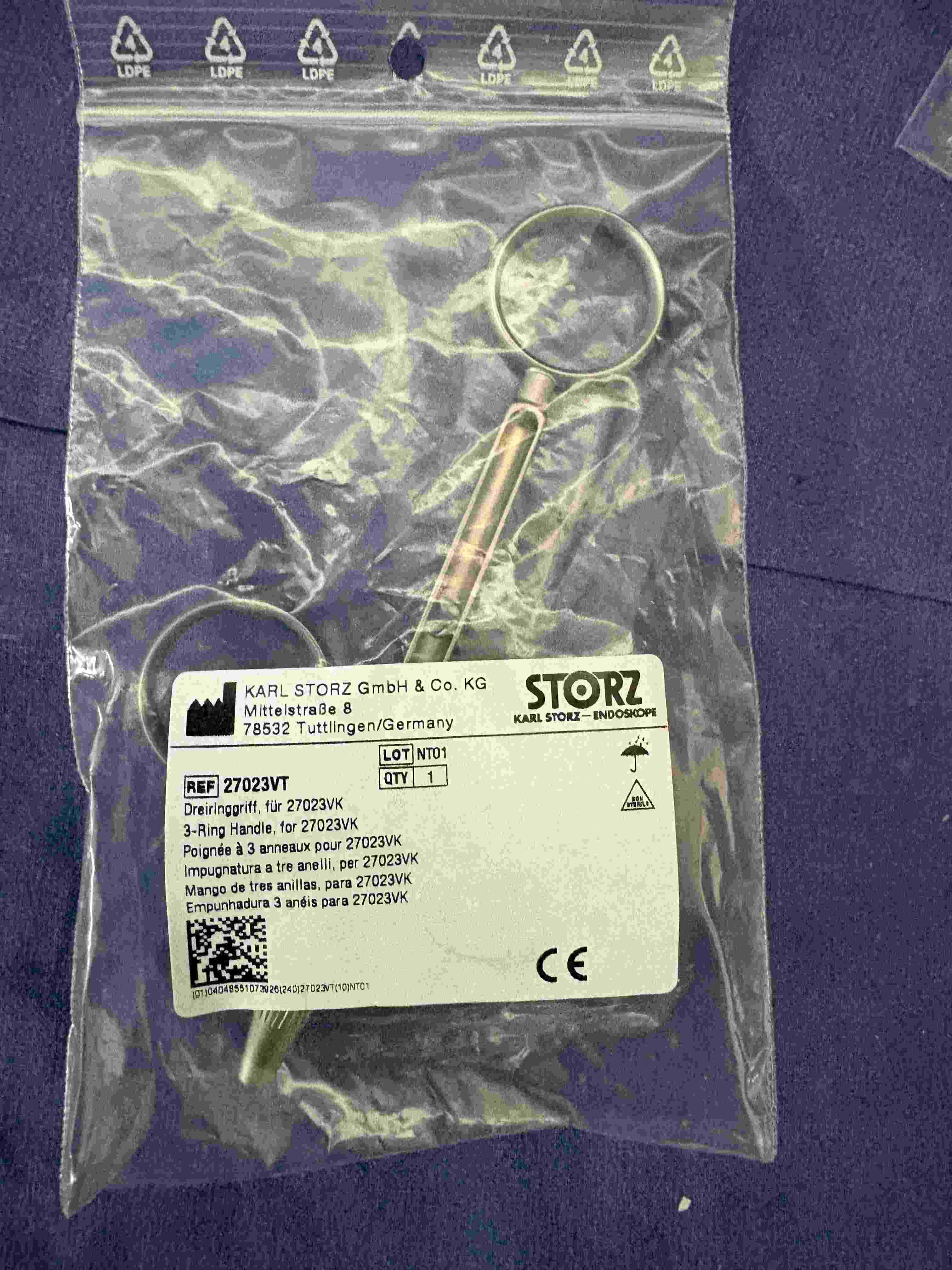 KARL STORZ 27023VT Endoscopy equipment part