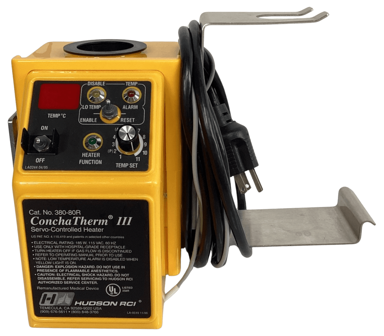 HUDSON ConchaTherm III Humidifier/Heater