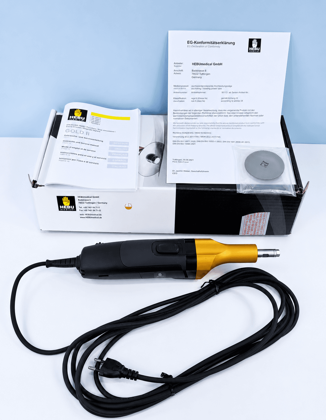 HEBU MEDICAL HB 8894 Gold II Cast saw