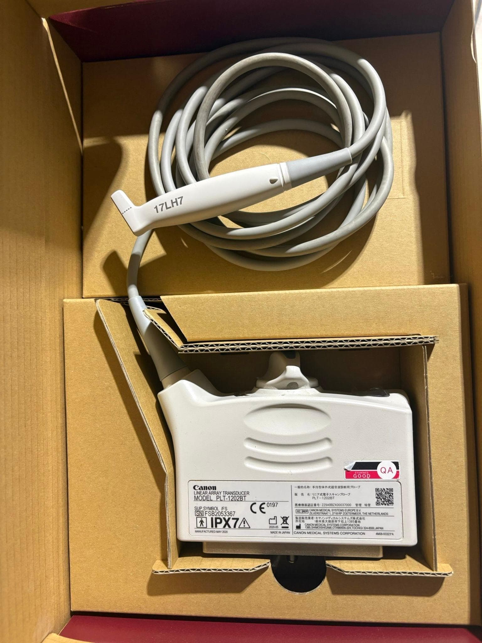 TOSHIBA 17LH7 (PLT-1202BT) Linear Probe