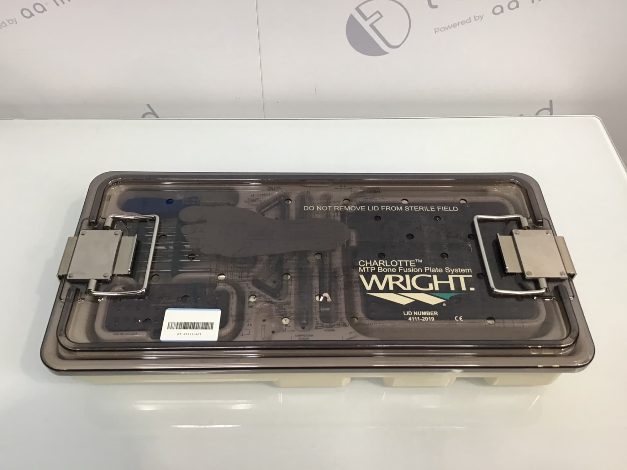 WRIGHT MEDICAL Charlotte MTP Bone Fusion Plate System Orthopedic - General