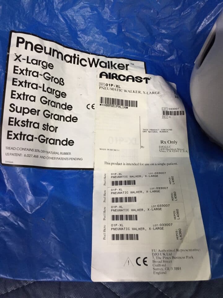 For Sale AIRCAST 01PXL Pneumatic walker boot extra large