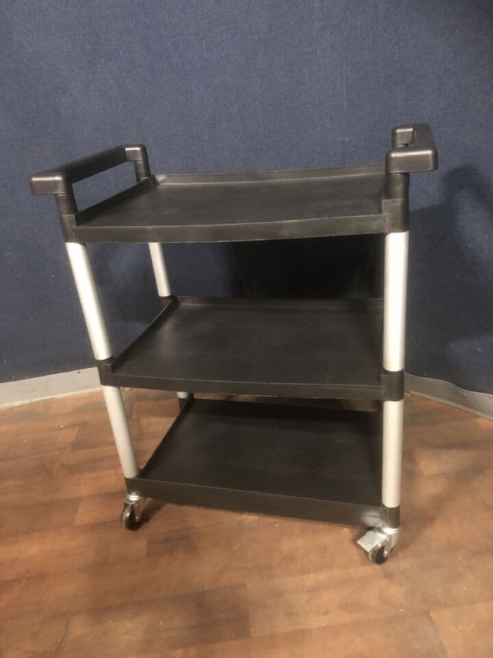 For Sale MAXWORKS 80774 3 Shelf Plastic Utility Cart