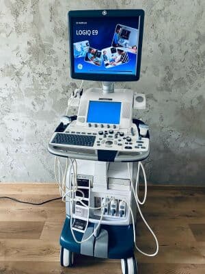 For Sale GE Logiq E9 R.4 2013 year Elasto OB / GYN - Vascular Ultrasound