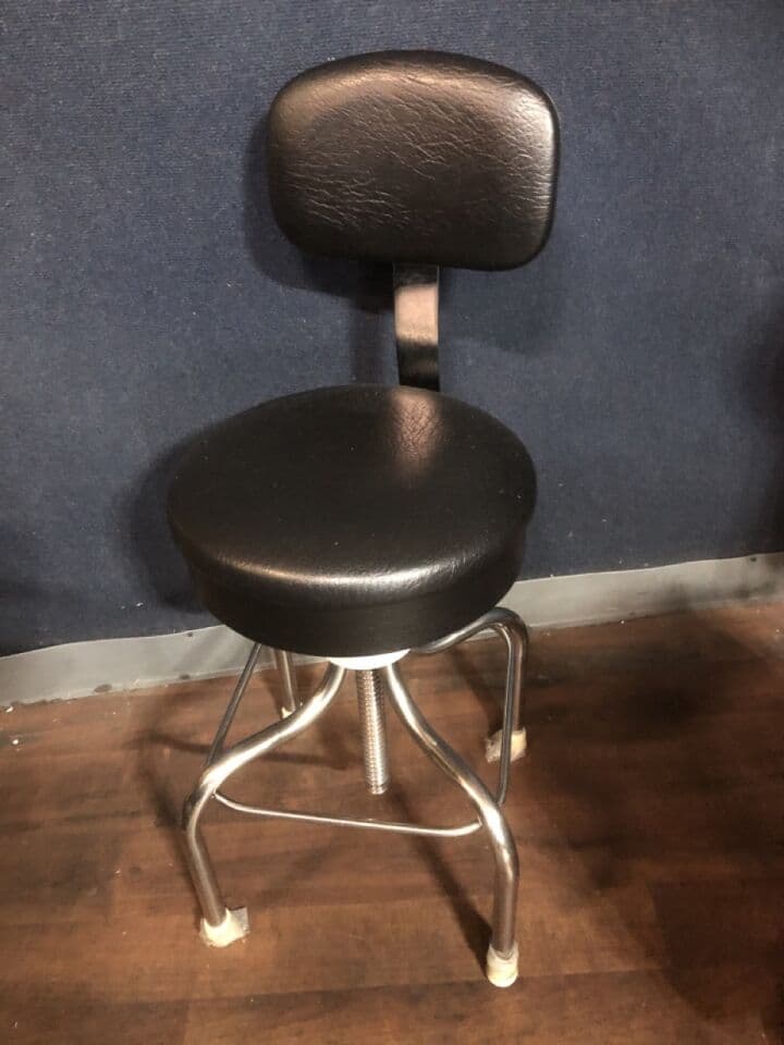 For Sale PEDIGO Stationary Lab Stool with Backrest: