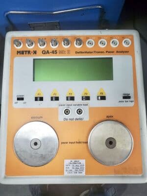 For Sale METRON Defibrillator/ Transc. Pacer Analyzer Defibrillator Tester