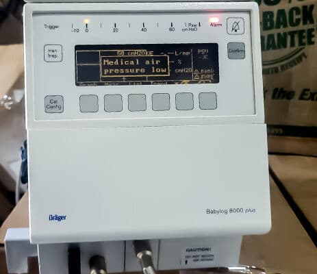 For Sale DRAEGER BABYLOG 8000 Plus Ventilator