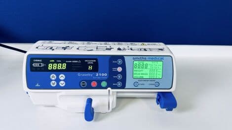 For Sale Graseby 2100 Syringe pump IV Poles
