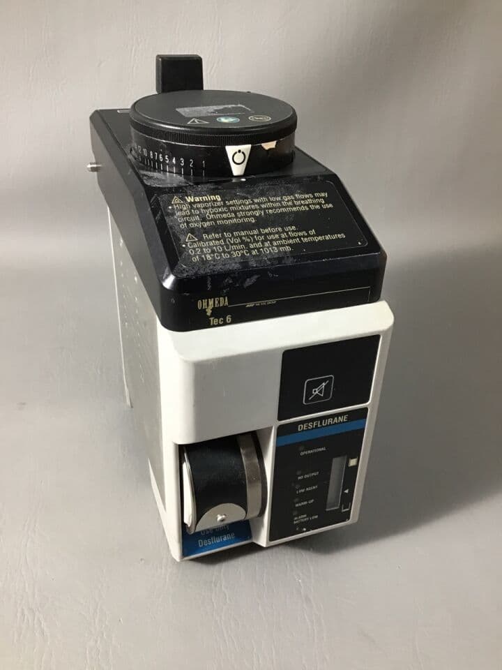 For Sale DATEX OHMEDA Tec 6 Desflurane Vaporizer