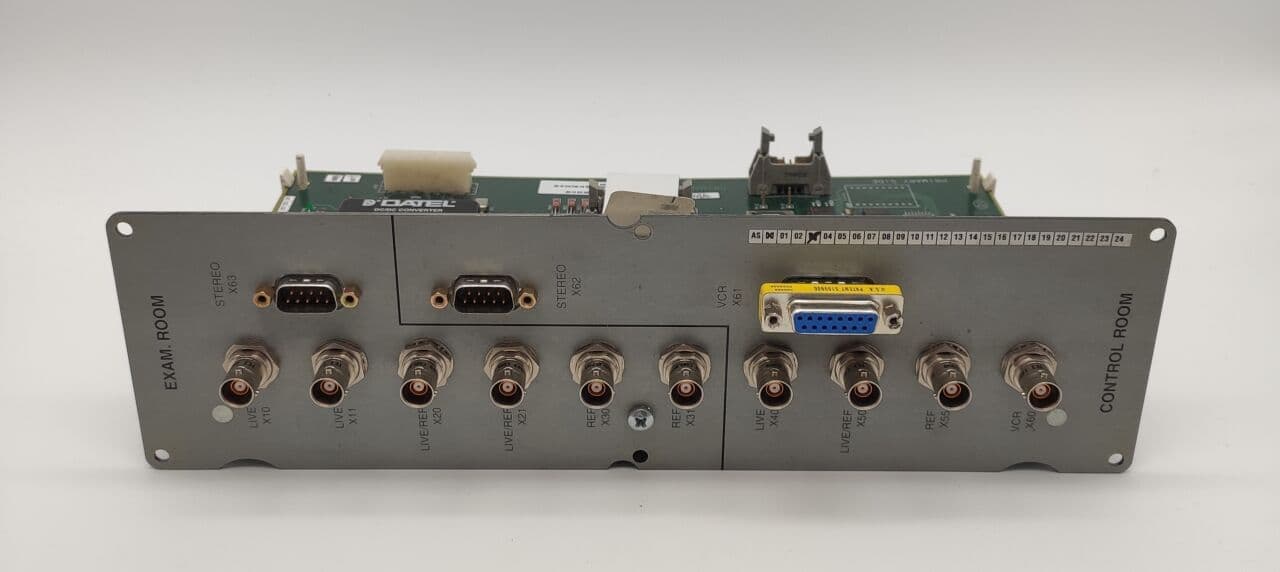 For Sale SIEMENS AXIOM Artis BSR-PCA-VSDC / PCB VIDEO SIGNAL DIST Cath Angio Lab Parts P/N 5236174 / 5246785 / 5246769