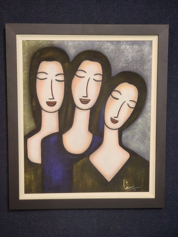 For Sale AMADEO MODIGLIANI 3 SISTERS WOMEN Painting Reproduction
