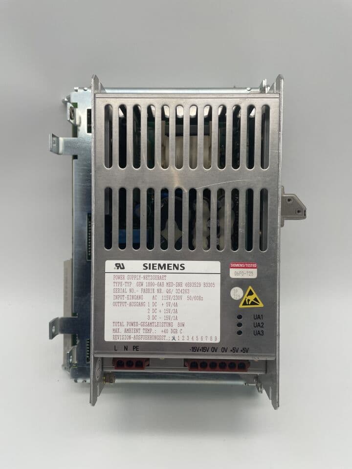 For Sale SIEMENS Polydoros Power Supply X-Ray Generator Parts P/N 6EW 1890-6AB