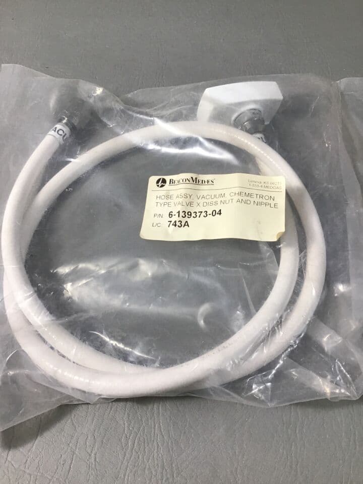 For Sale BEACON MEDAES 6-139373-04 Vacuum suction Hose Assy