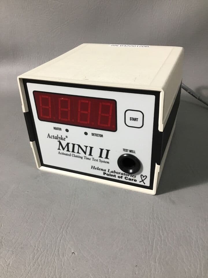 For Sale HELENA LABORATORIES Actalyke Mini II Activated Clotting Time Test System