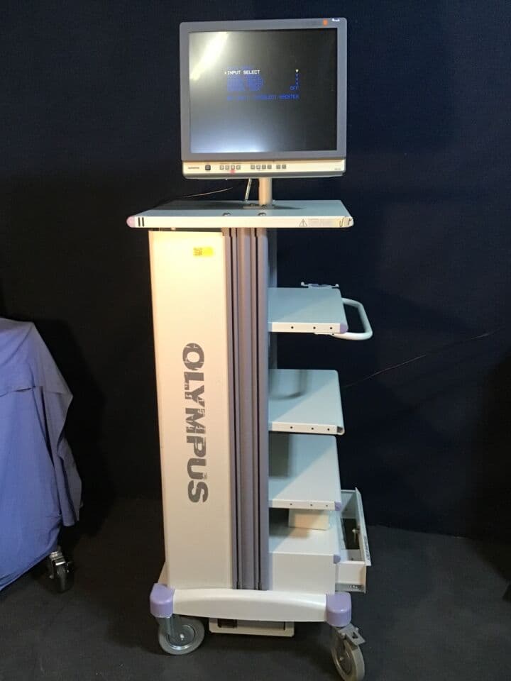 For Sale OLYMPUS WM-SC Workstation Endoscopy Cart