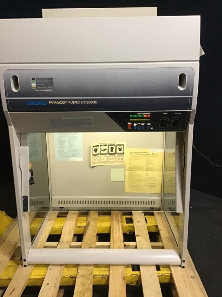 For Sale LABCONCO Paramount Filtered Enclosure Countertop Filtered Enclosure