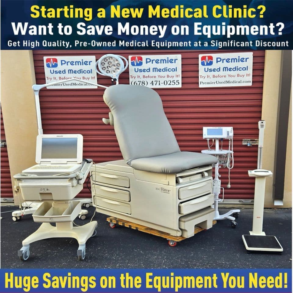 For Sale RITTER - MIDMARK CORP. Ritter Midmark Exam Table Model 204 Exam Table