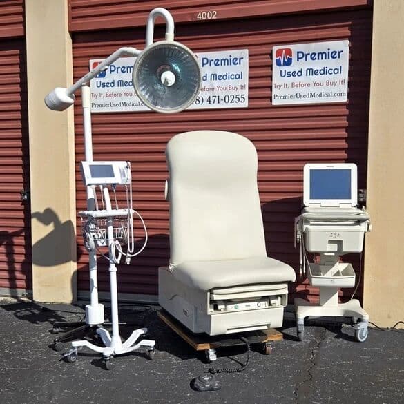 For Sale MIDMARK RITTER 623 Pebble Grey Upholstery Exam Table