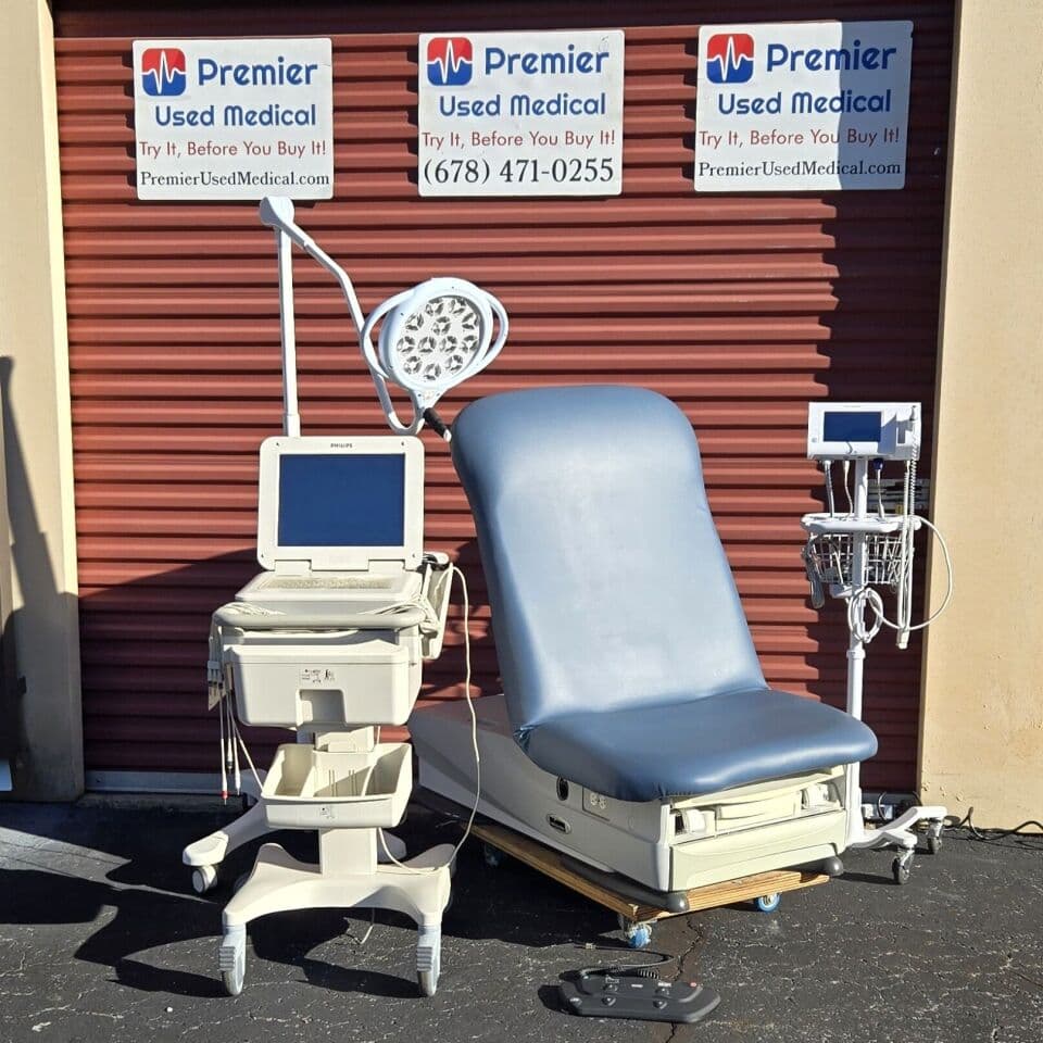 For Sale MIDMARK RITTER 626 New Denim Blue Upholstery Exam Table
