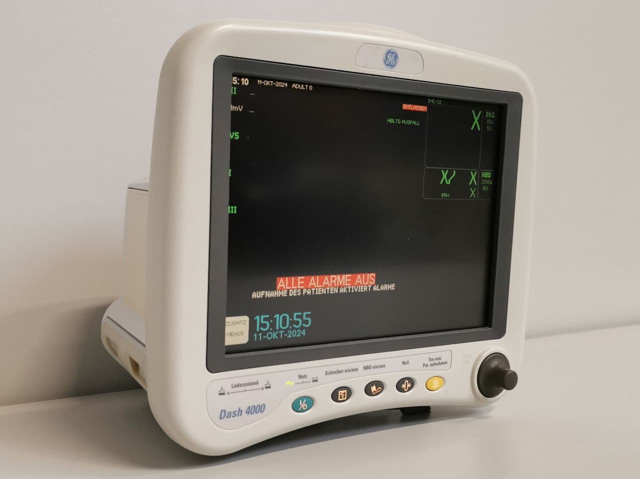 For Sale GE Dash 4000 Multiparameter Monitor