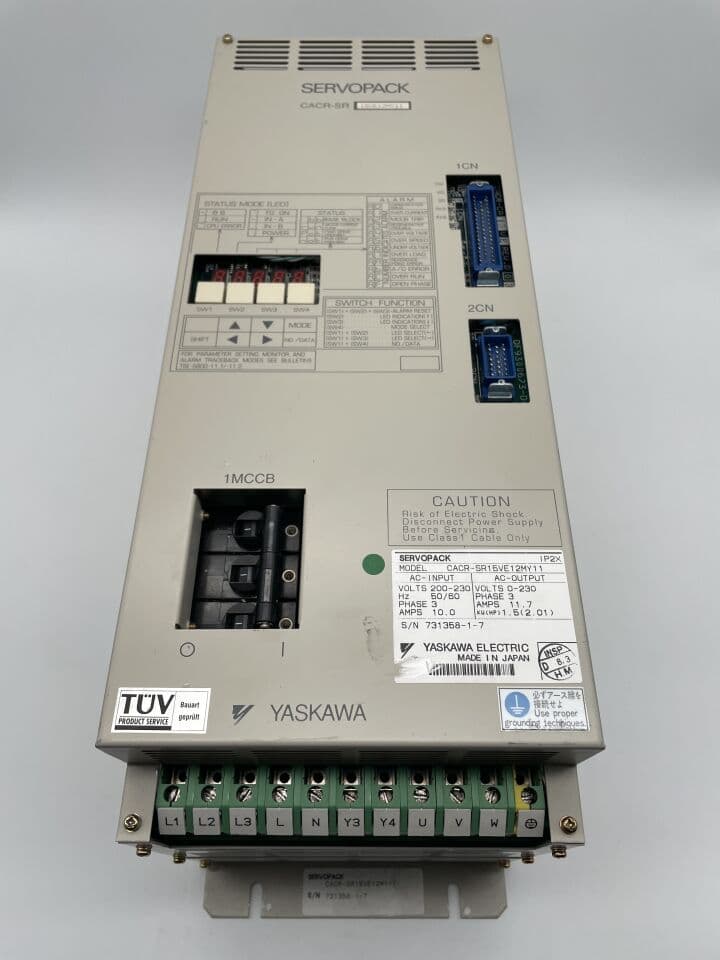 For Sale SERVOPACK UNKOWN P2X A-Scan Parts P/N CACR-SR15VE12MY11