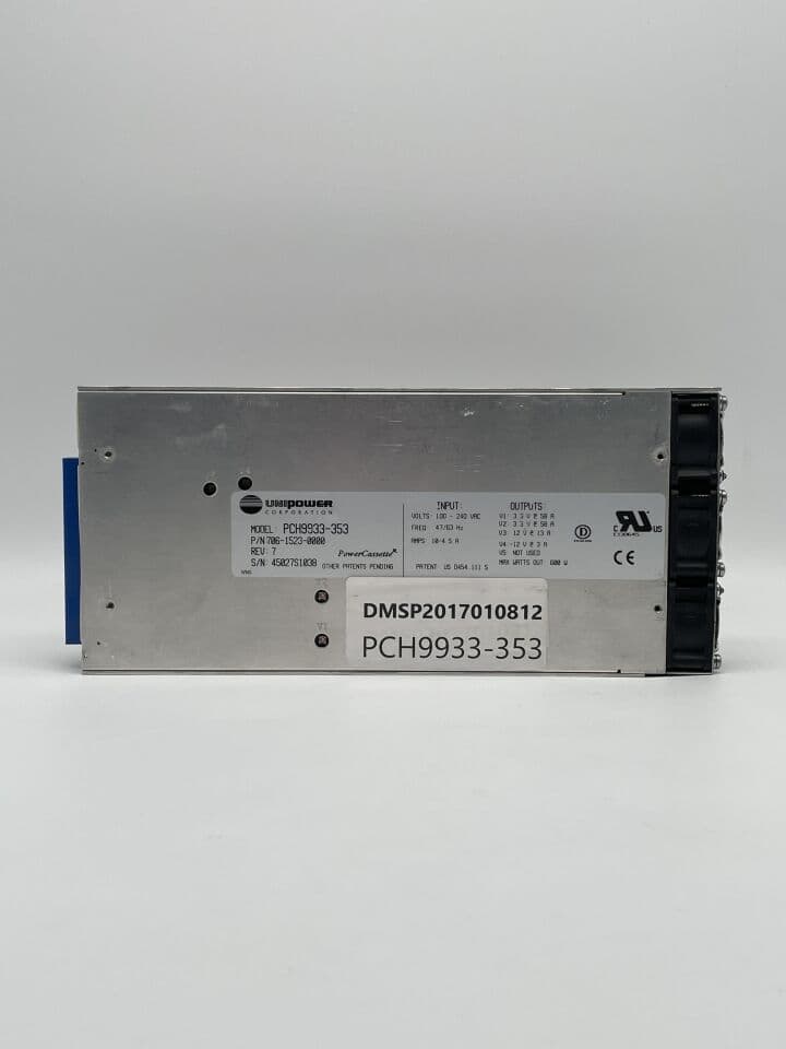 For Sale UNIPOWER PCH9933-353 PowerCassette A-Scan Parts P/N 706-1523-0000