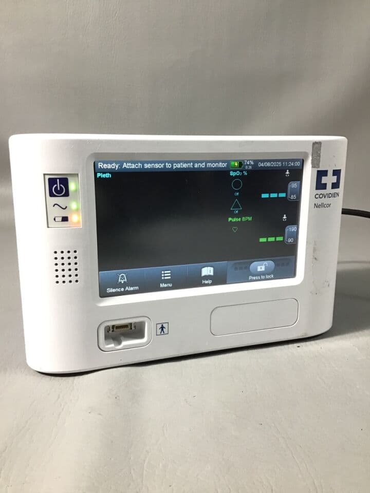 For Sale COVIDIEN / NELLCOR PM1000N Bedside Respiratory Patient Monitoring System.