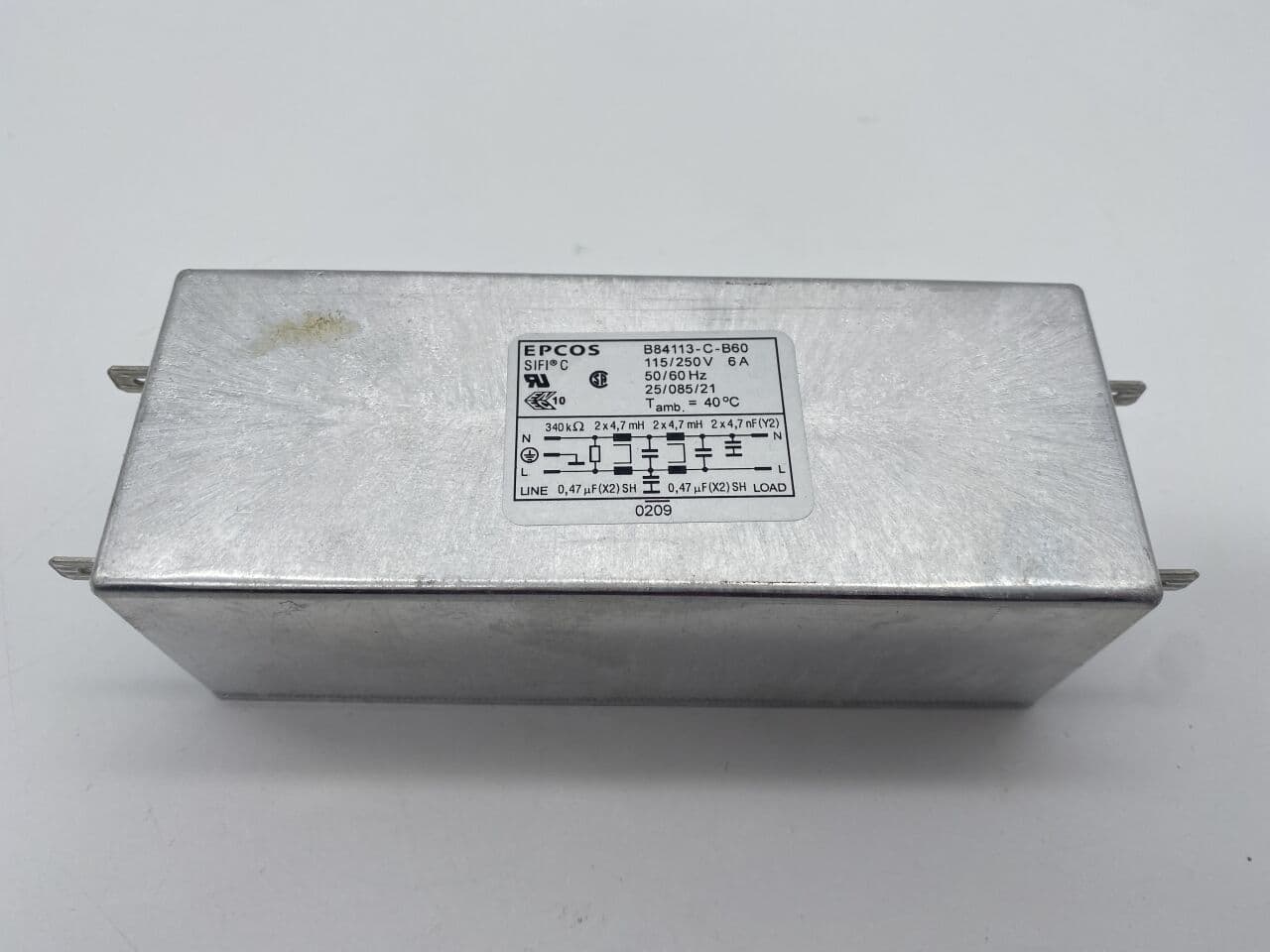 For Sale SIEMENS Arcadis Avantic Gen II Noise Filter 250V 6A C-Arm Parts P/N 03179520