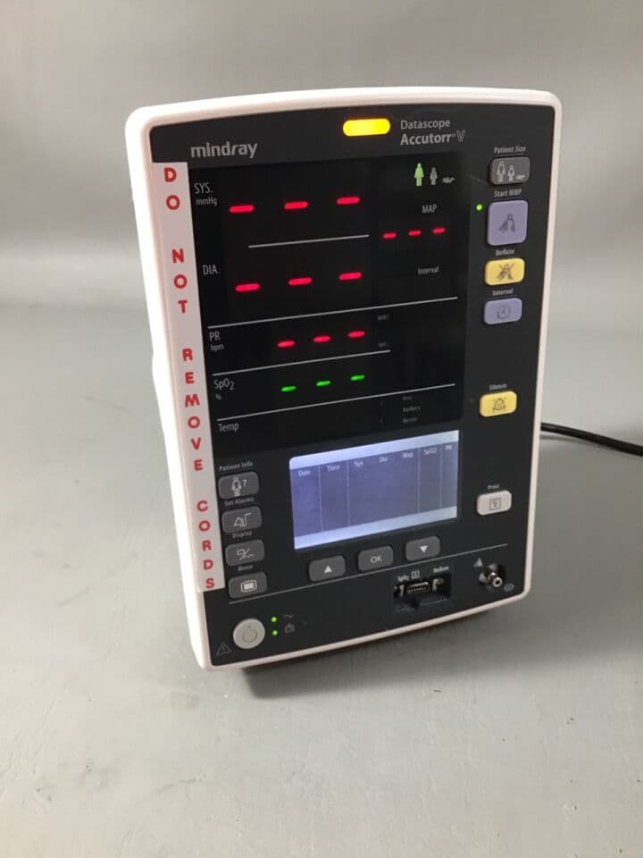 For Sale MINDRAY DATASCOPE Accutorr V Vital Signs Monitor